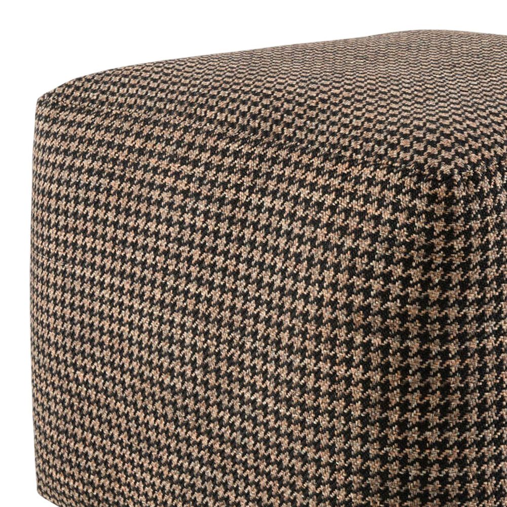 Surya Island Vibe Pouf in Black and Brown, , large