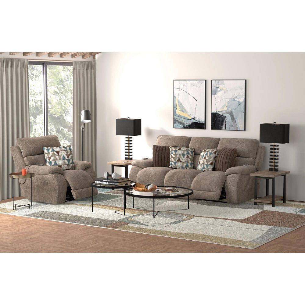 Hartsfield Joya Power Reclining Sofa in Mushroom, , large