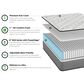 Southerland Daisy Plush Queen Mattress with High Profile Box Spring, , large