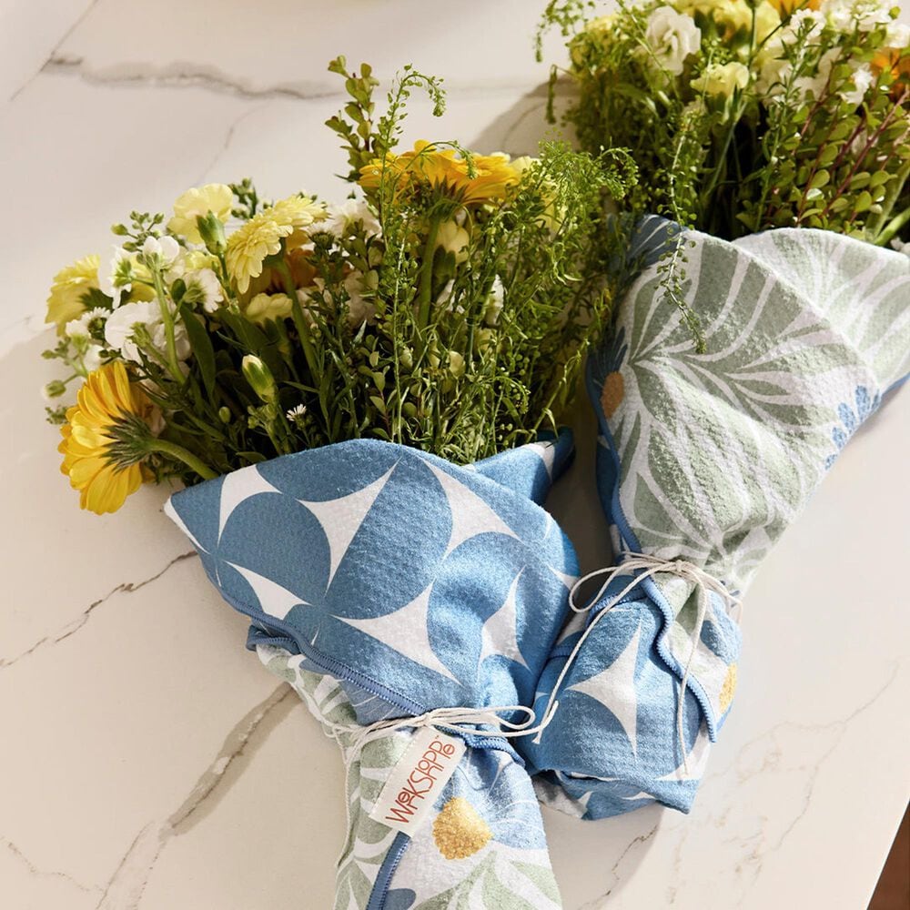 Werkshoppe Coneflower Microfiber Towel in Blue, , large