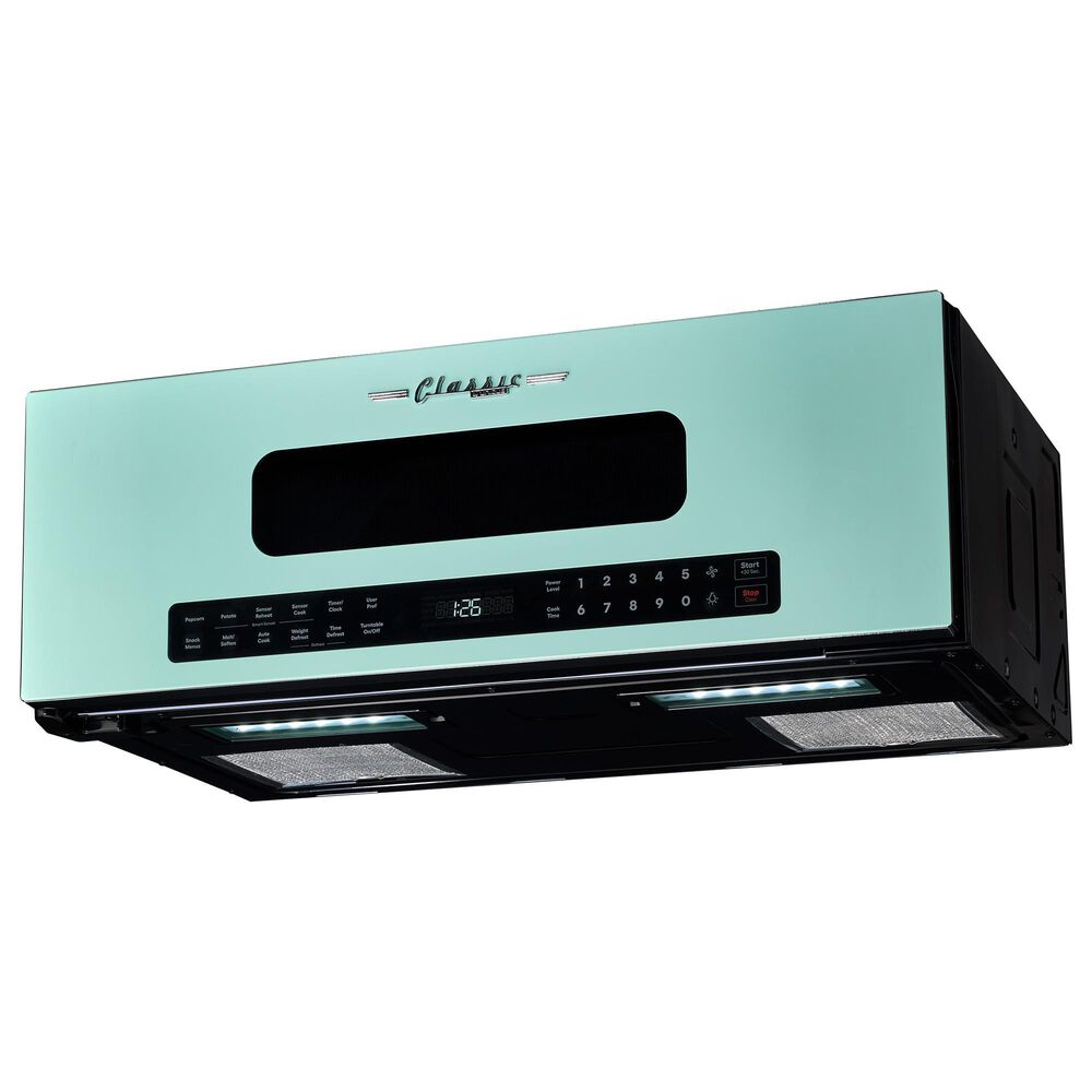 Unique Appliances Classic Retro 30" Induction Convection Range in Ocean Mist Turquoise, , large