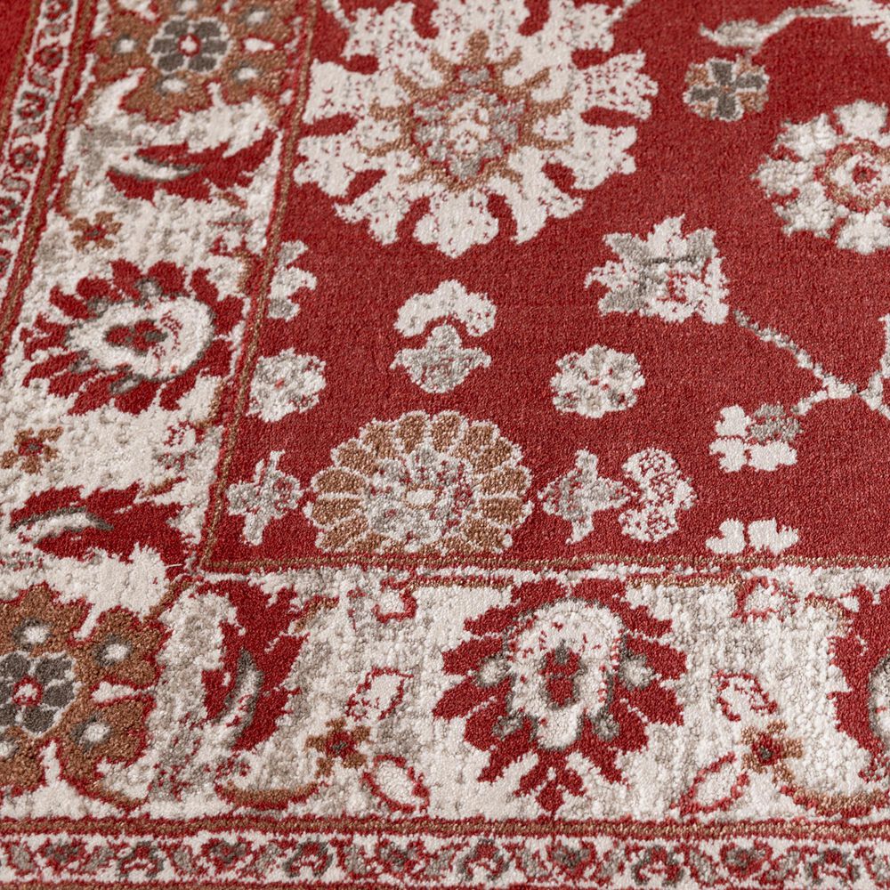 Central Oriental Rooted Cinnabar 5'3" x 7'7" Area Rug, , large