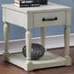 Steve Silver Furniture Hemingway End Table in Alabaster, , large