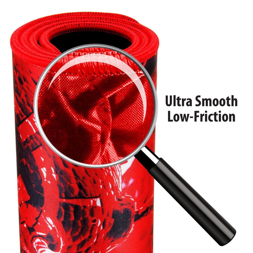 Enhance Pathogen XXL Extended Large Gaming Mouse Pad in Red and Black, , large