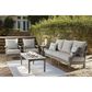Ashley Visola Lounge Chair with Cushion in Gray - Set of 2, , large