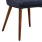 Office Star Products Palmer Side Chair with Navy Cushion (Set of 2), , large