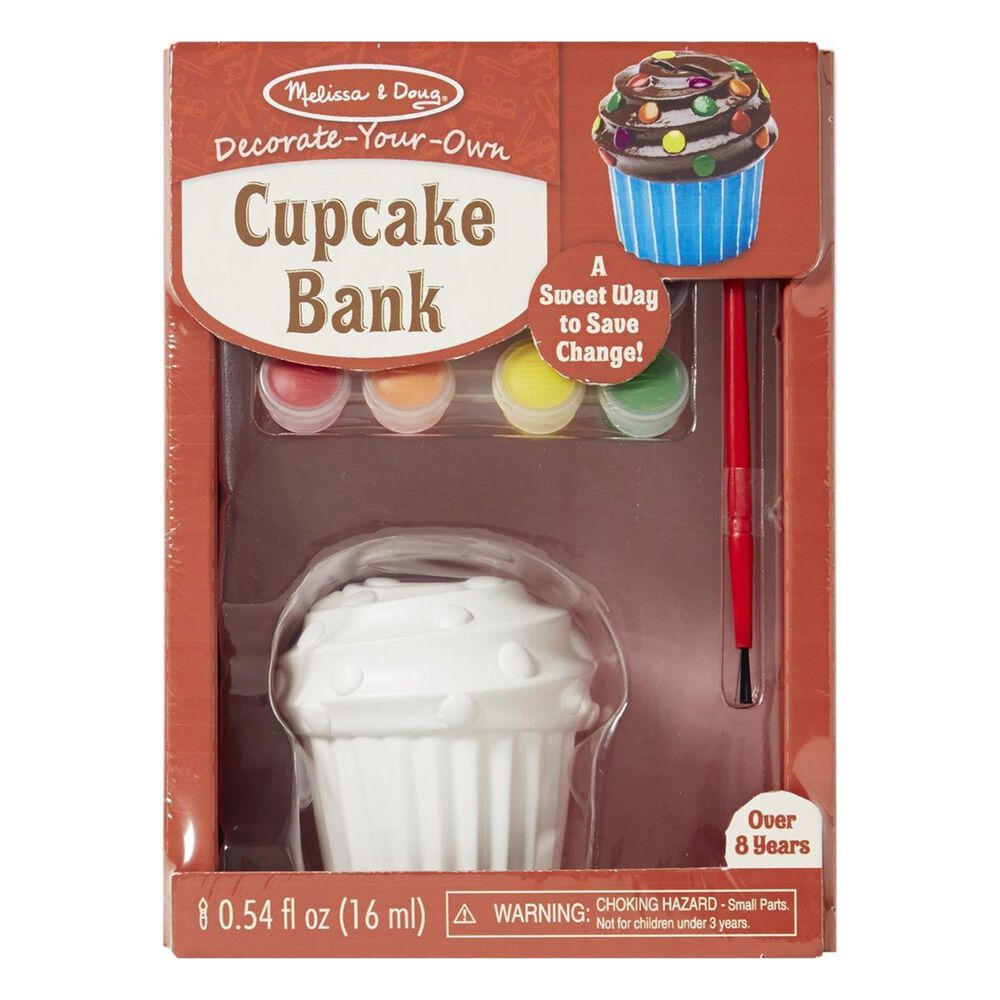 Melissa & Doug Decorate Your Own Cupcake Bank, , large