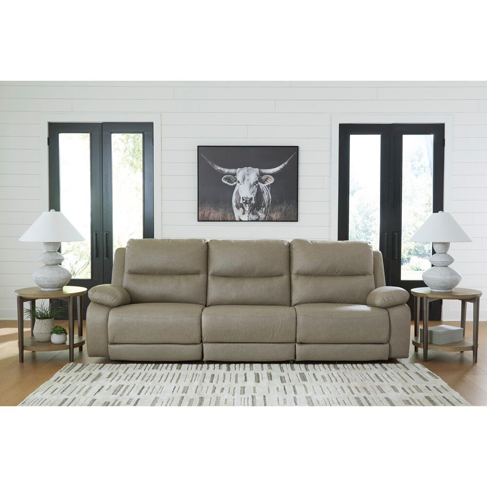 Ashley Narwhal Place 3-Piece Power Reclining Symmetrical Sectional in Pebble, , large