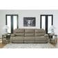 Ashley Narwhal Place 3-Piece Power Reclining Symmetrical Sectional in Pebble, , large