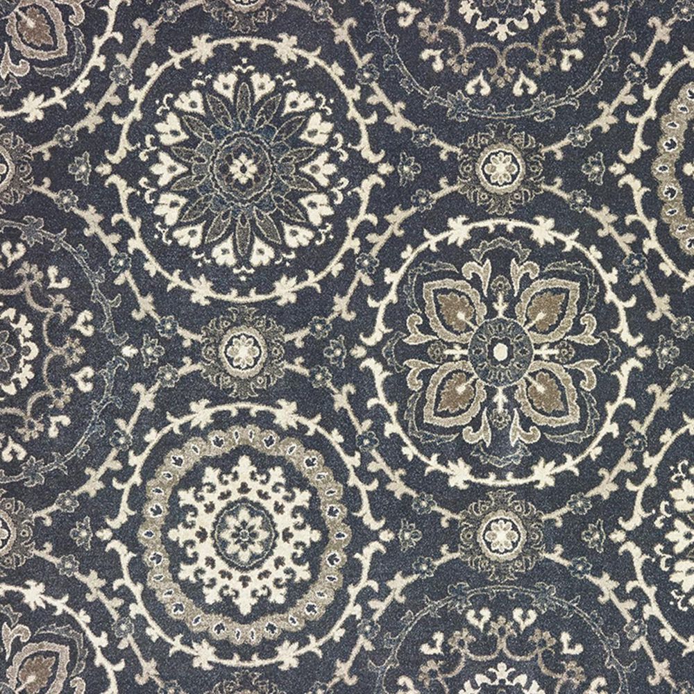 Oriental Weavers Richmond 008E3 5&#39;3&quot; x 7&#39;6&quot; Navy and Ivory Area Rug, , large