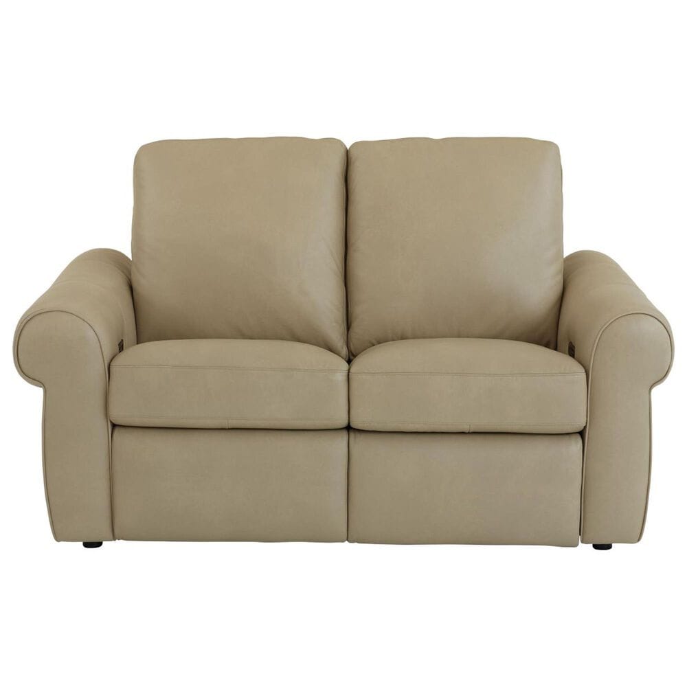 Bassett Bristol Power Motion Loveseat with Air Massage in Putty, , large