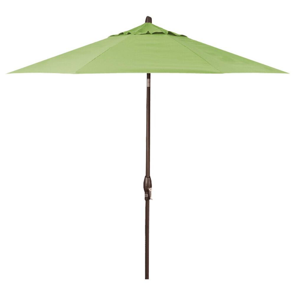Garden Party 7.5" Push Button Tilt Umbrella in Macaw with Stand, , large