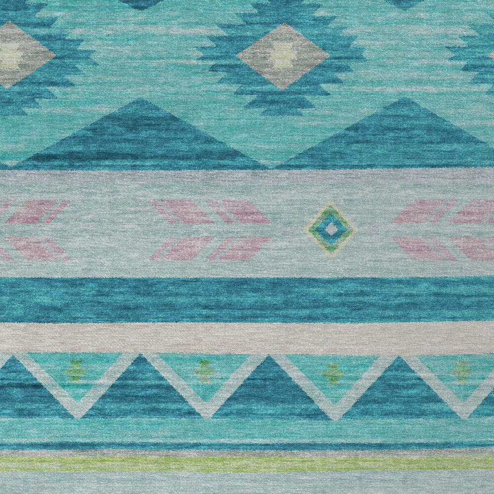 Dalyn Rug Company Phoenix 9&#39; x 12&#39; Teal Indoor/Outdoor Area Rug, , large