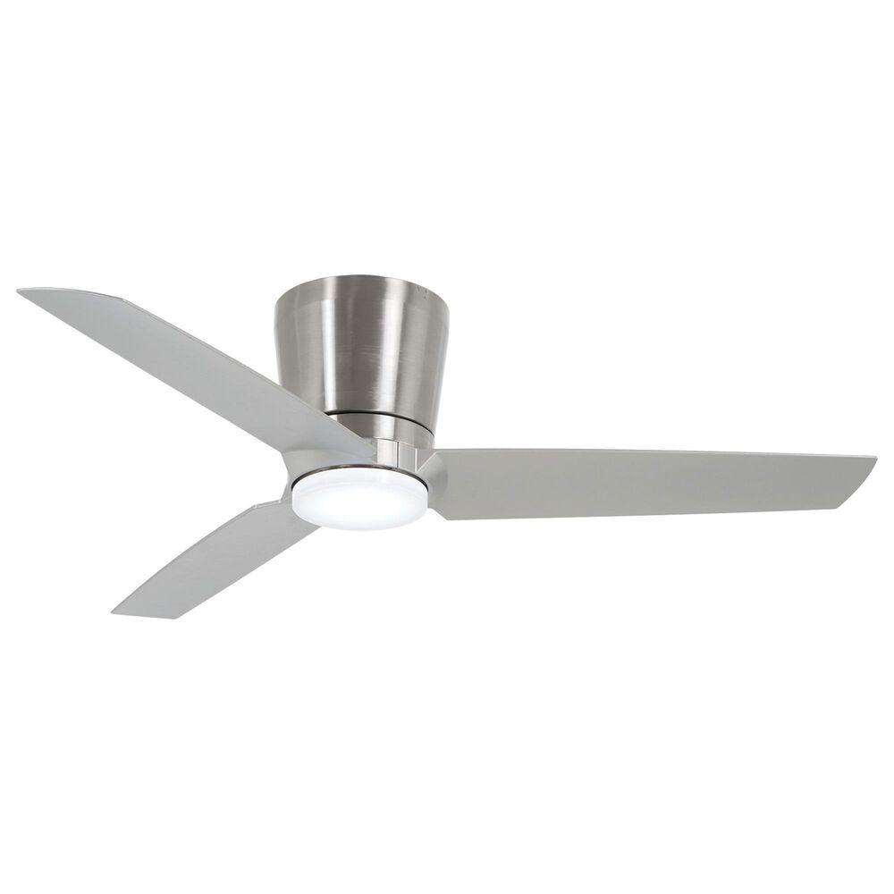 Minka-Aire Pure 48" Ceiling Fan with LED Light in Brushed Nickel, , large