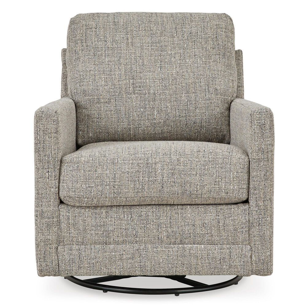 Ashley Bralynn Swivel Glider Accent Chair in Linen, , large