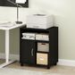 HOMLUX Large Home Office Under Desk Printer Stand in Espresso, , large