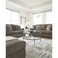 Ashley Stonemeade Stationary Sofa and Loveseat Set in Nutmeg, , large