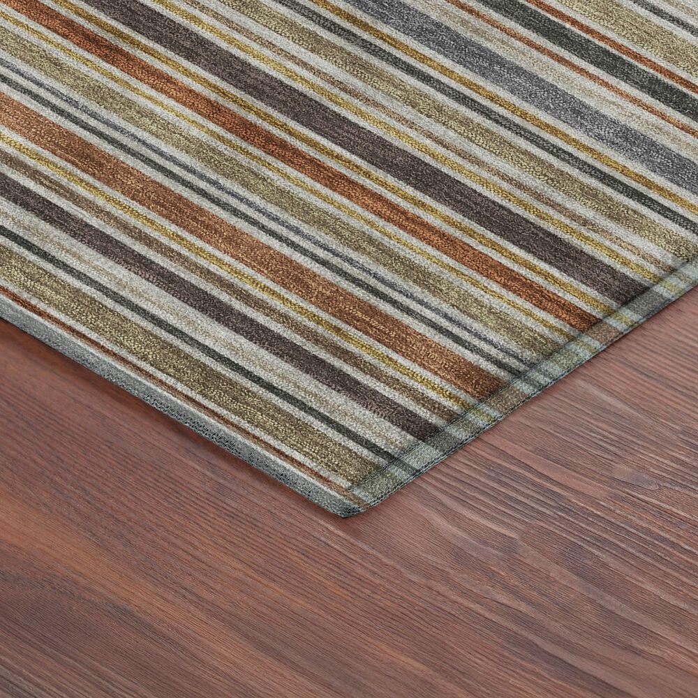 Dalyn Rug Company Soft Essentials Striped Earth 3' x 5' Indoor/Outdoor Area Rug, , large