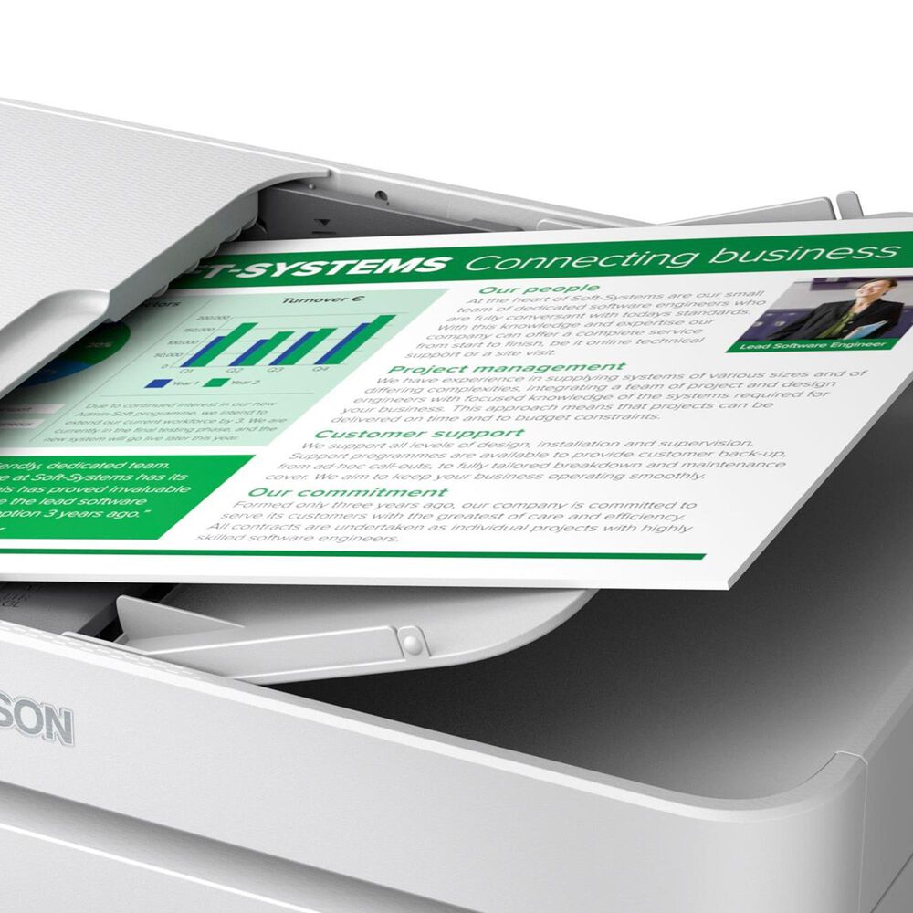 Epson WorkForce WF-2940 Wireless All-in-One Inkjet Printer in White, , large