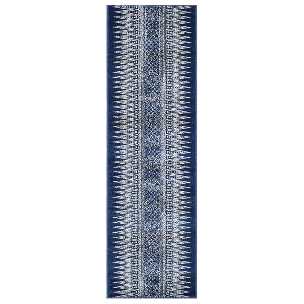 Safavieh Evoke EVK226A-29 2&#39;2&quot; x 9&#39; Royal and Ivory Runner, , large
