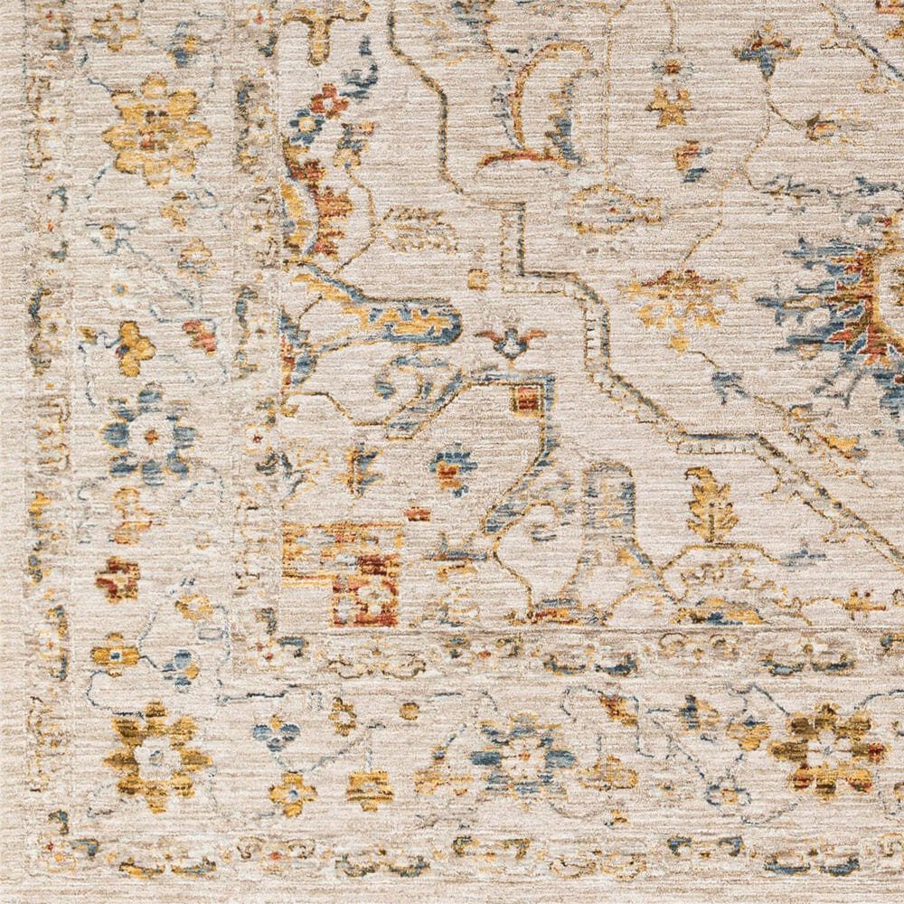 Surya Reina Light Gray, Medium Gray, Cream, Light Brown, Denim, Rust, Mustard and Olive 12&#39; x 15&#39; Area Rug, , large