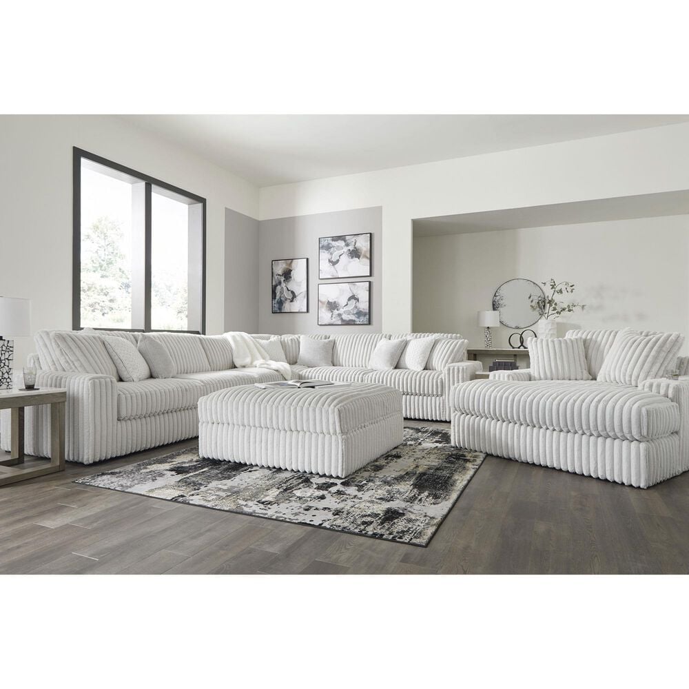 Ashley Stupendous Oversized Accent Ottoman in Alloy, , large