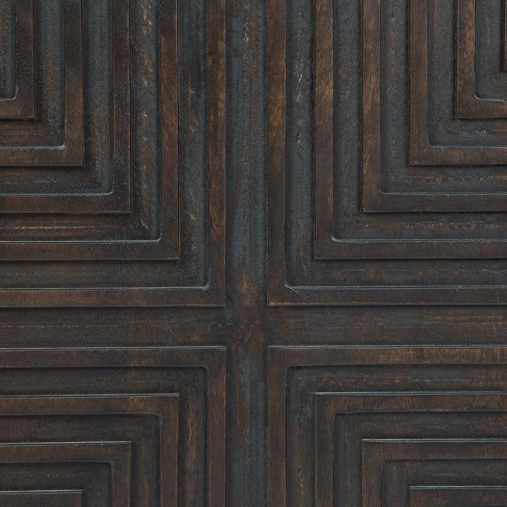 Ashley Elinmore Accent Cabinet in Dark Brown and Gold, , large