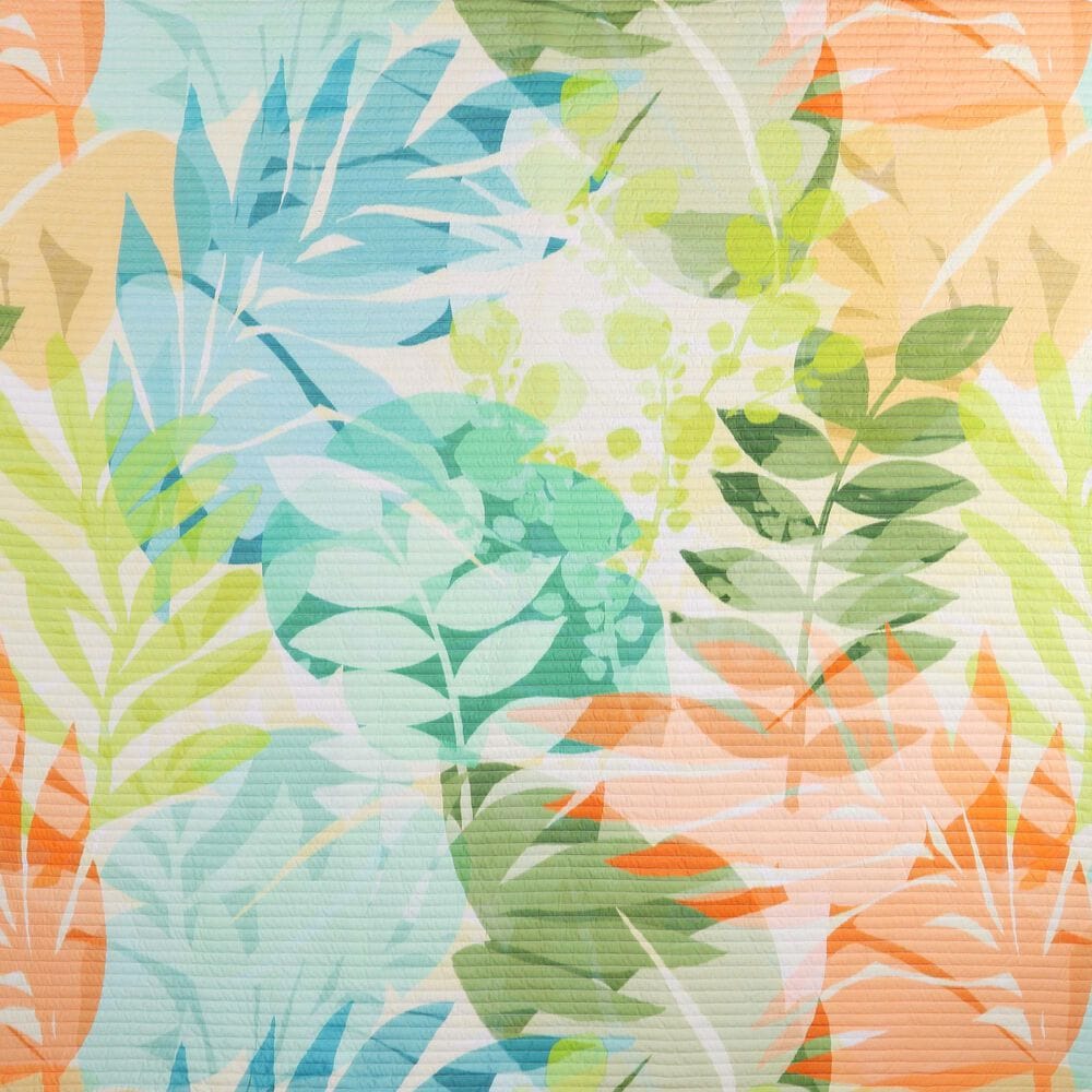 J. Queen Bold Tiki 2-Piece Twin/Twin XL Quilt Set in Green, , large