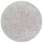 Surya Masterpiece Light Gray, Medium Gray, Cream and Tan 6"7" Round Area Rug, , large
