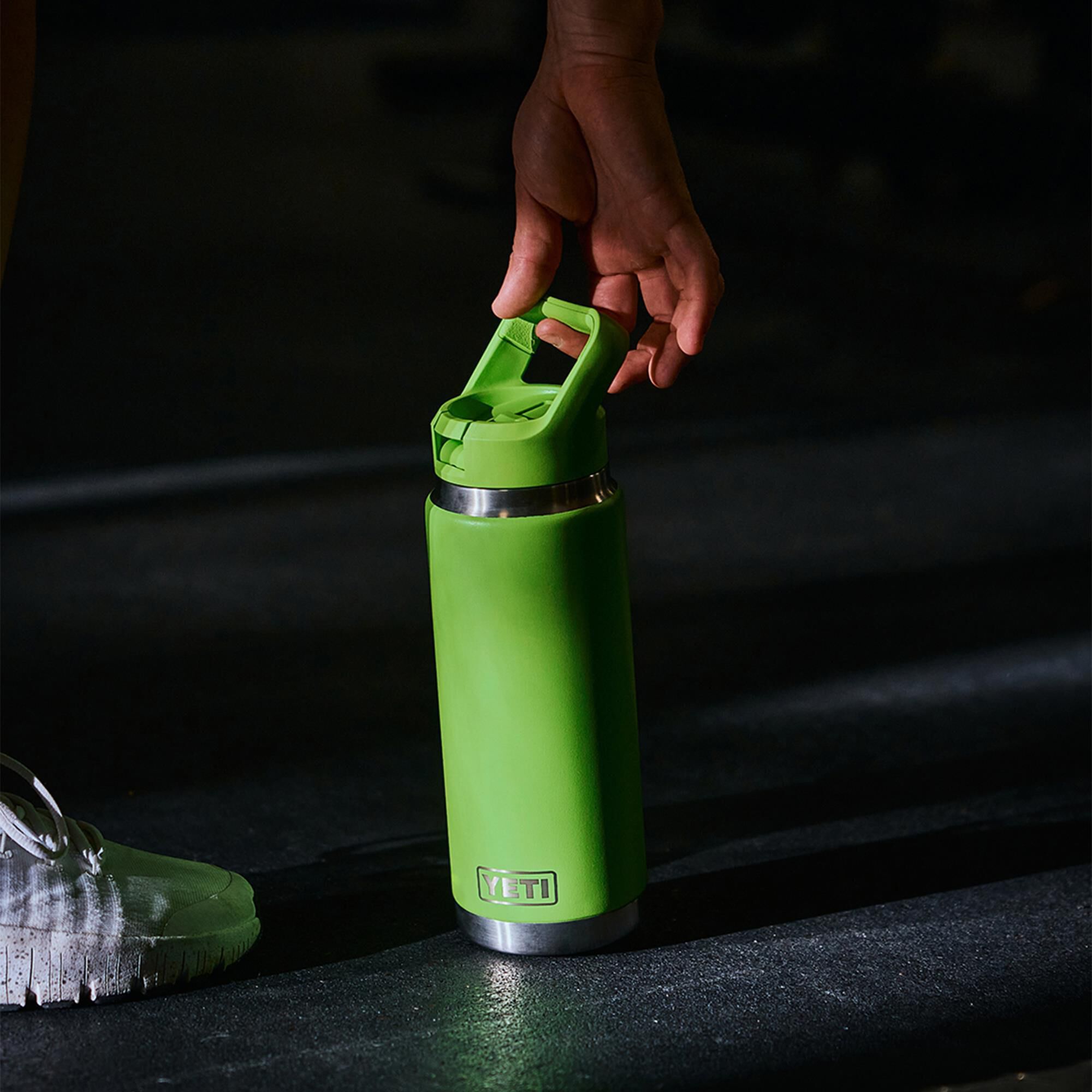 YETI Rambler 26 Oz Water Bottle with Straw Cap in Venom