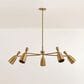 Troy Lighting Spade 5-Light Chandelier in Patina Brass, , large