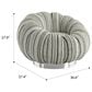 Emerald Home Furnishings Lily Pumpkin Swivel Chair in Black Stripe, , large