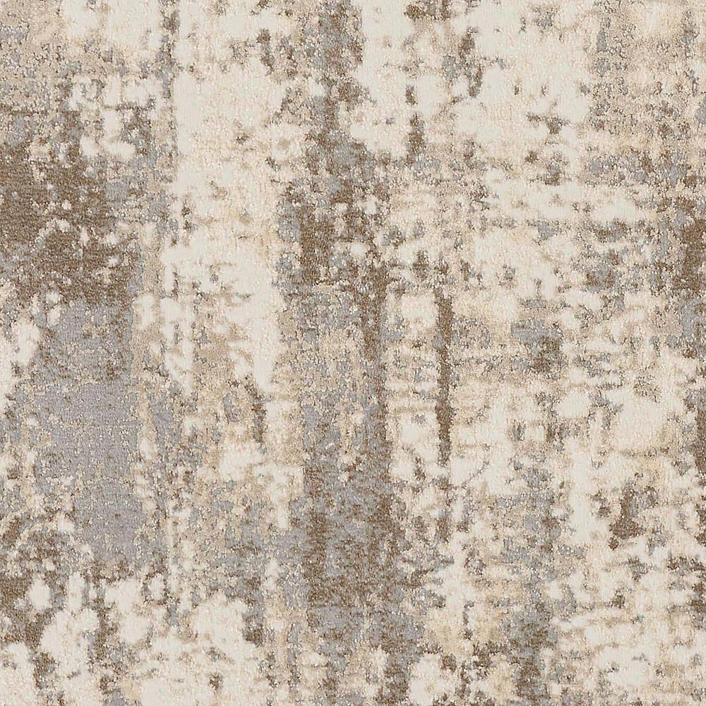 Feizy Parker 9&#39; x 12&#39; Silver and Beige Area Rug, , large