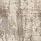 Feizy Parker 9" x 12" Silver and Beige Area Rug, , large