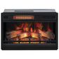 at HOME Cantilever 60" TV Stand with Fireplace Insert in Black, , large