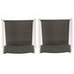 Hearth and Haven Cape Coral Outdoor Wicker Dining Chair in Grey (Set of 2), , large