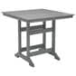 Ashley Sanctuary Beach Outdoor Counter Height Table with Umbrella Option in Dark Gray - Table Only, , large