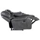 Crystal City Keily Manual Reclining Sofa with Dropdown Table in Dove Grey, , large