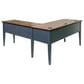 Wycliff Bay HALF PEDASTAL L-DESK, , large