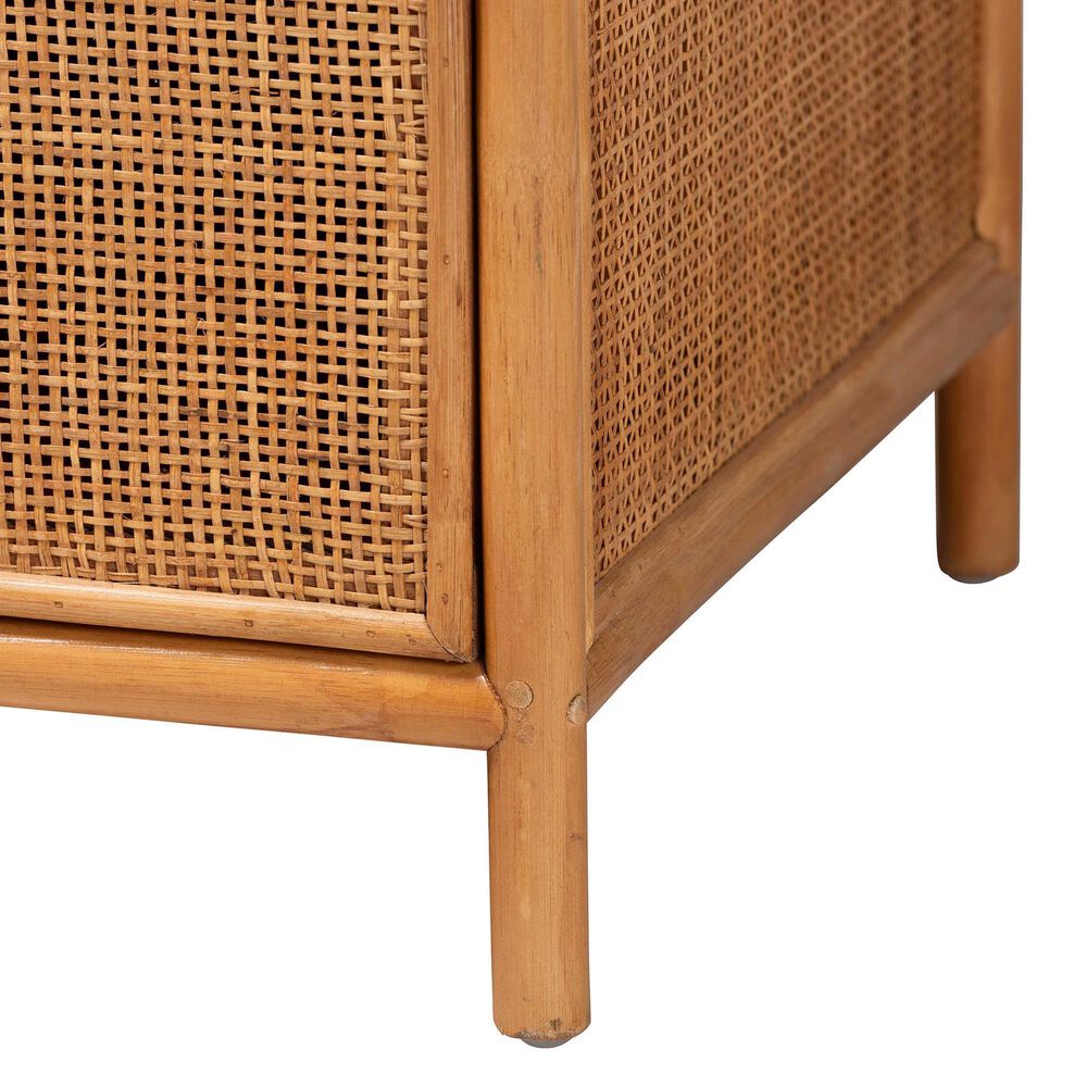 Baxton Studio Sampit 4-Drawer Storage Cabinet in Light Honey, , large