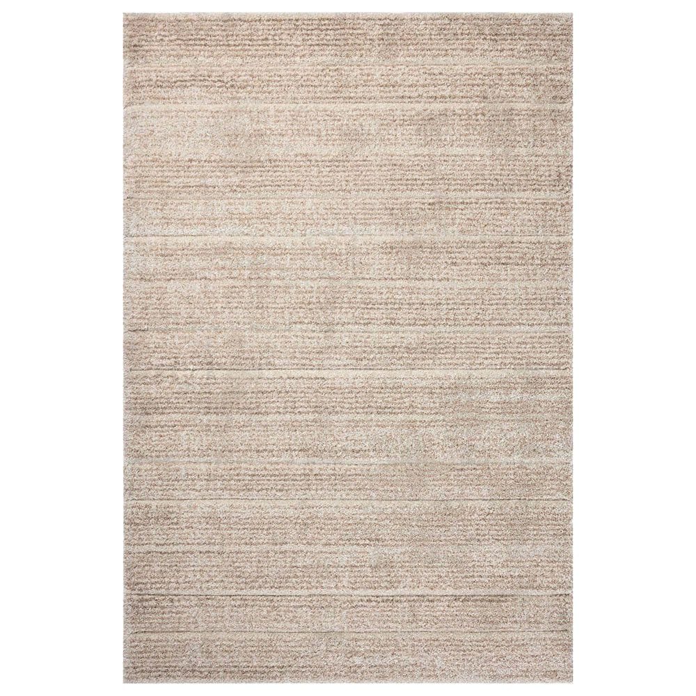 Loloi Silas 5"3" x 7"8" Oatmeal and Clay Area Rug, , large