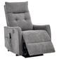 Hearth and Haven Power Lift Recliner in Light Gray, , large
