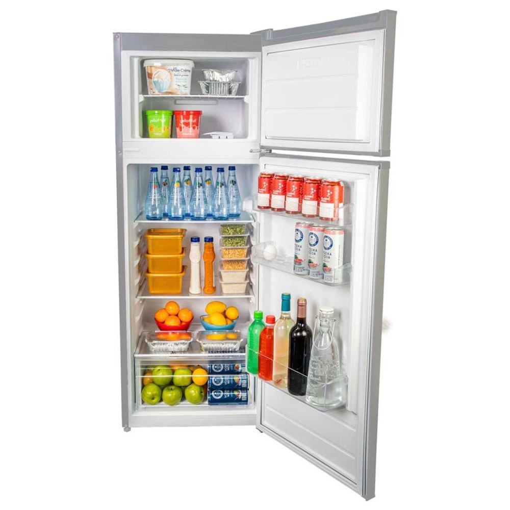 Danby 7.4 Cu. Ft. Top-Freezer Refrigerator with Partial Defrost in Stainless Steel, , large