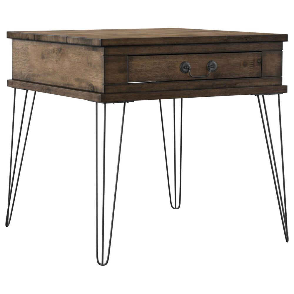 Prince End Table in Rustic Oak, , large