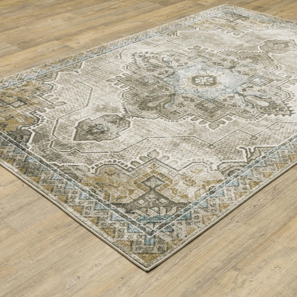 Oriental Weavers Venice Grey 6&#39;7&quot; x 9&#39;2&quot; Area Rug, , large