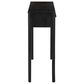Linon Home Decor Wilcox Console Table in Black, , large