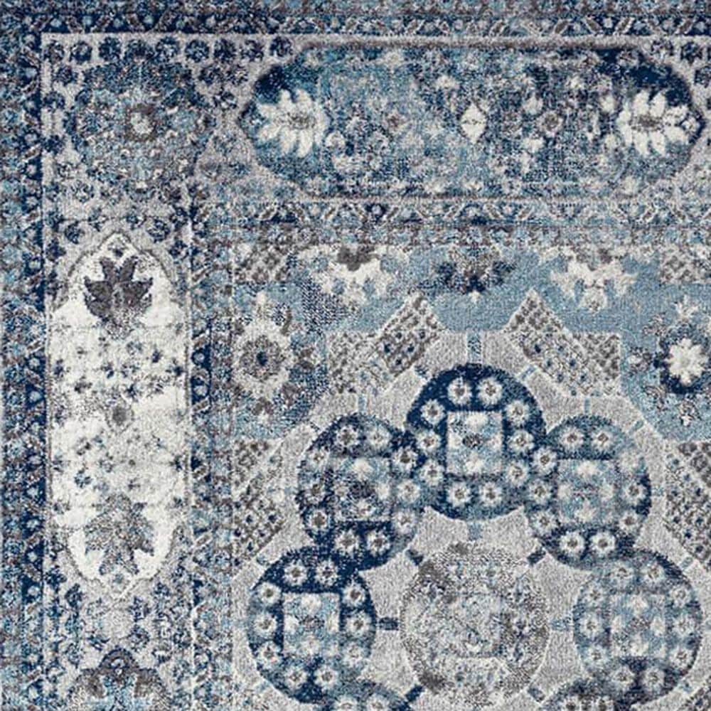 Amer Rugs Alexandria 7&#39;9&quot; x 9&#39;9&quot; Gray and Sea Blue Area Rug, , large