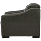 Ashley Center Line Power Recliner in Dark Gray, , large
