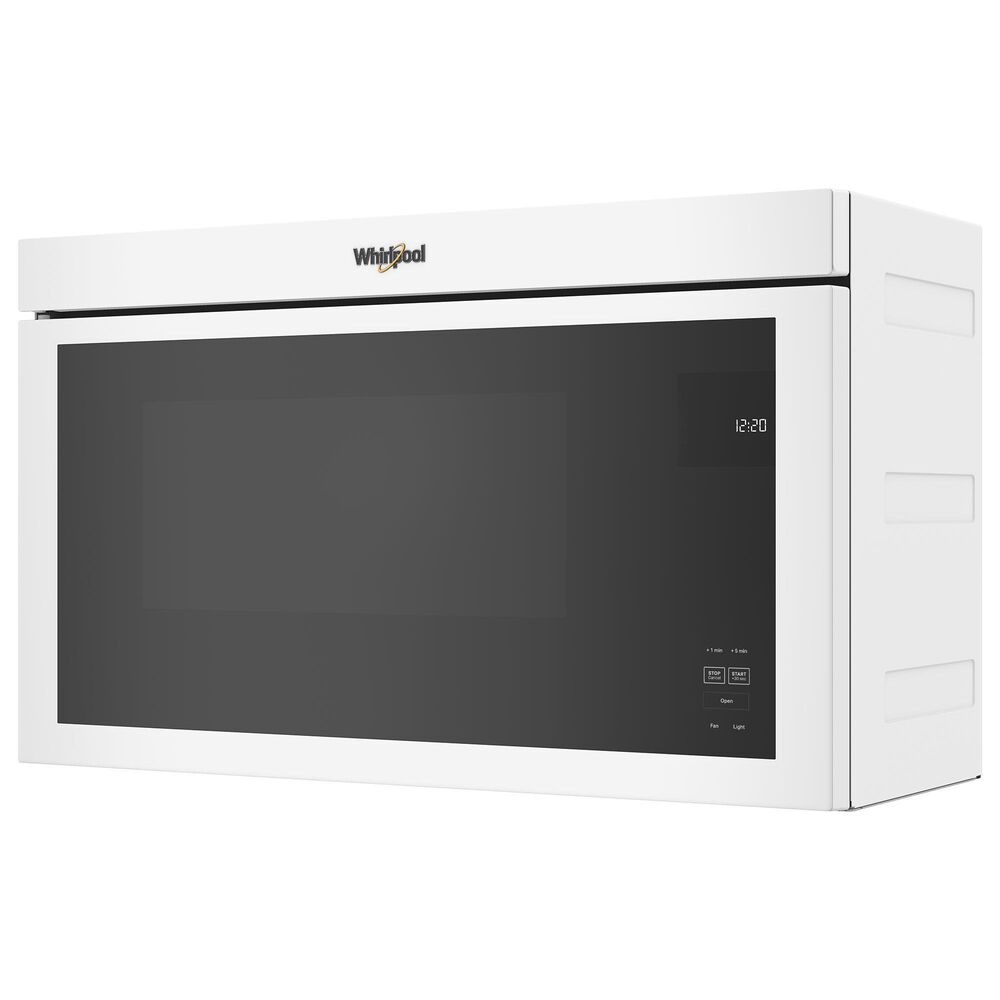 Whirlpool 1.1 Cu. Ft. Flush Mount Microwave in White, , large