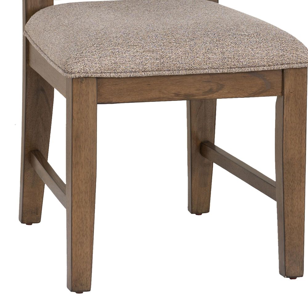 Linon Home Decor Callahan Side Chair in Walnut (Set of 2), , large